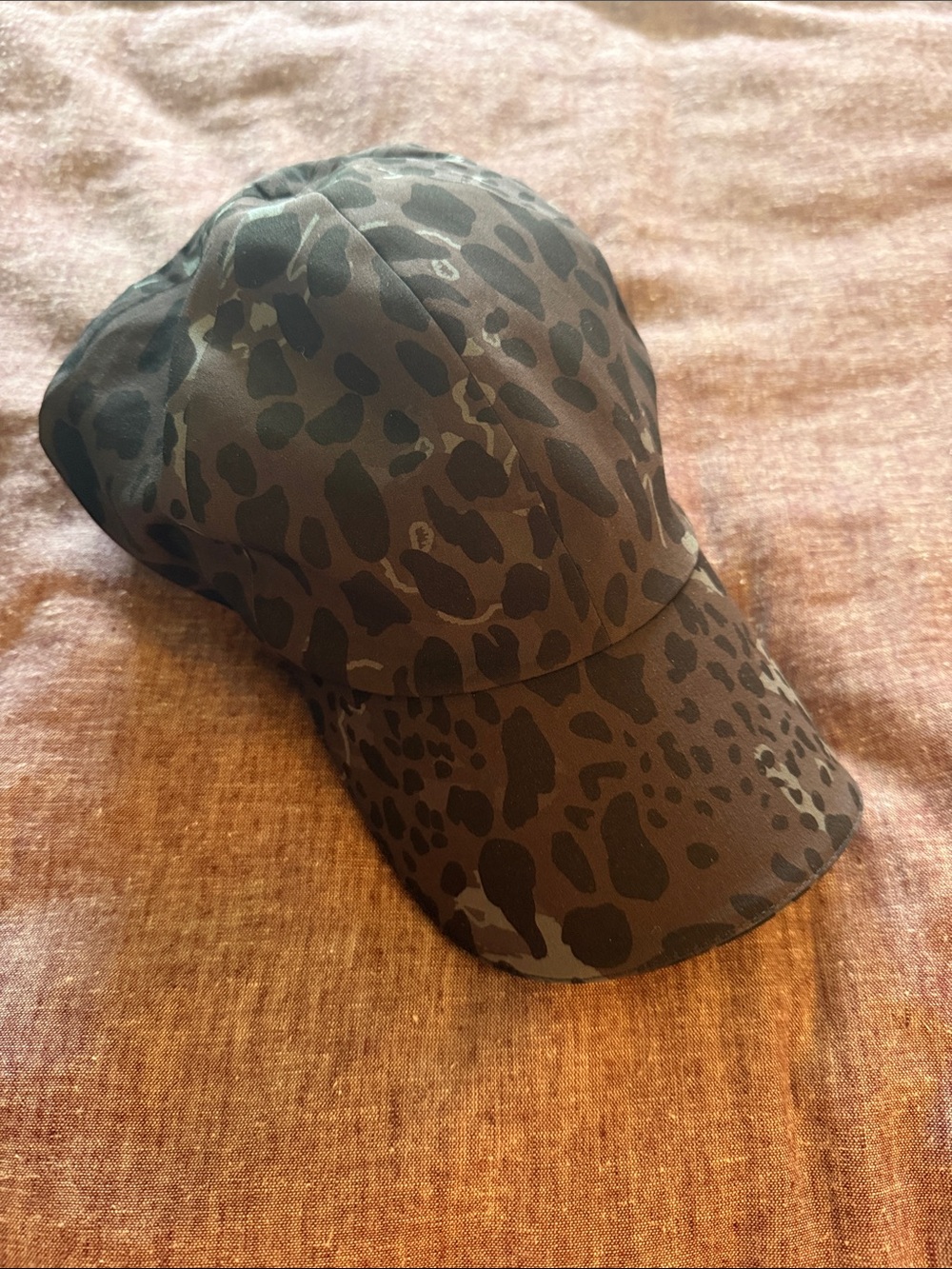 Leopard Print Lululemon ponytail hat
